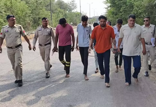 बिलासपुर में दहशत फैलाने वाले गिरोह पर बड़ी कार्रवाई, 9 आरोपी गिरफ्तार, पुलिस ने निकाला जुलूस
