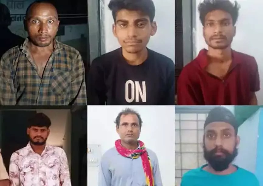 पुलिस की बड़ी कार्रवाई: अवैध शराब के खिलाफ छापेमारी, 6 गिरफ्तार...