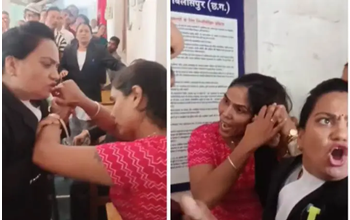 बिलासपुर फैमिली कोर्ट में महिला वकील और फरियादी के बीच हाथापाई, केस न लड़ने पर हुआ विवाद...