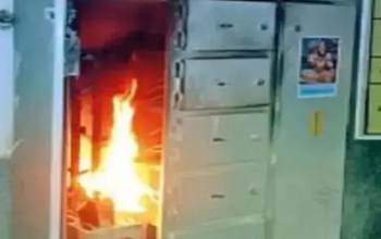 रायपुर कोर्ट में इलेक्ट्रिक बॉक्स में लगी आग, समय रहते टला बड़ा हादसा...