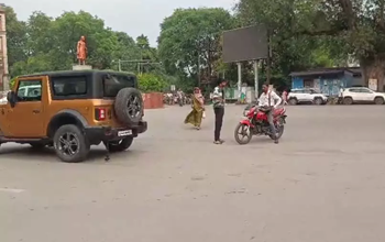 पत्रकार पर हमले की कोशिश, तेज रफ्तार वाहन चालक ने दी जान से मारने की धमकी