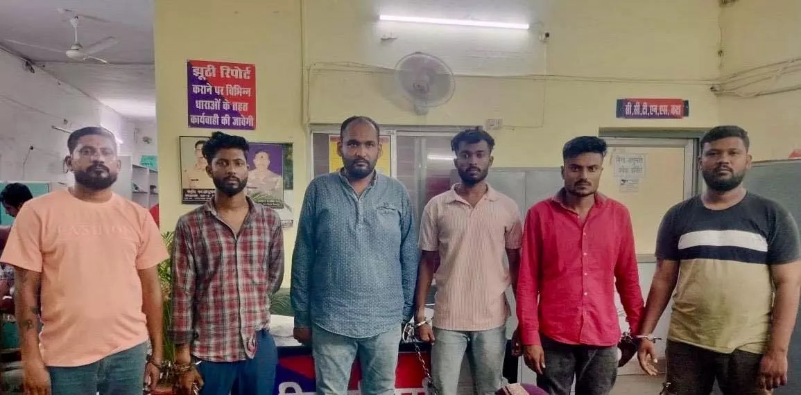 न्यायालय में गवाह को धमकी देने वाला हिस्ट्रीशीटर गिरफ्तार, कुल 6 आरोपी सलाखों के पीछे