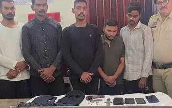 सुपर मार्केट में डकैती की कोशिश नाकाम : NSUI नगर अध्यक्ष समेत पांच आरोपी गिरफ्तार...