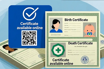 जन्म-मृत्यु प्रमाण पत्र अब पूरी तरह ऑनलाइन: अक्टूबर 2023 के पूर्व जन्मे बच्चों के आधार कार्ड हेतु ऑनलाइन जन्म प्रमाण पत्र की कोई बाध्यता नहीं...