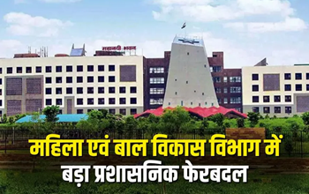 महिला एवं बाल विकास विभाग में तबादला-पदोन्नति आदेश जारी...