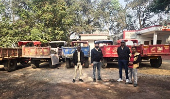 एक चैन माउंटेन और 8 ट्रैक्टर जब्त : रेत भंडारण की दो अनुज्ञप्तियां निरस्त...