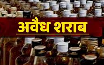 अवैध मदिरा बिक्री पर आबकारी विभाग की कार्रवाई...