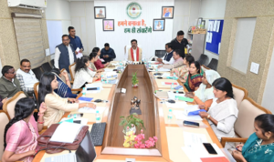 उप मुख्यमंत्री विजय शर्मा से जिला पंचायत अध्यक्षों ने विभिन्न मांगों पर की चर्चा…