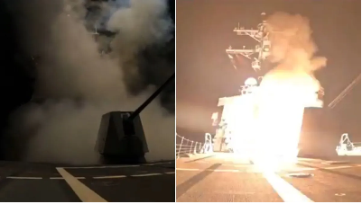 अमेरिका ने ISIS के ठिकानों पर की एयरस्ट्राइक, सामने आया हमले का VIDEO