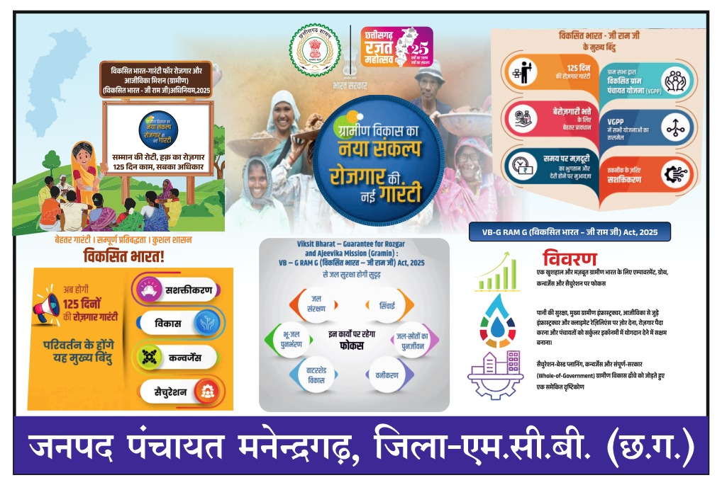 “विकसित भारत” की दस्तक: 151 आजीविका डबरियों से जल सुरक्षा, 125 दिन रोजगार की गारंटी...