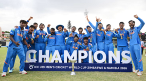 Under 19 World Cup 2026 Final: भारत बना छठी बार चैंपियन, वैभव सूर्यवंशी की 175 रन की विस्फोटक पारी से इंग्लैंड पर बड़ी जीत…