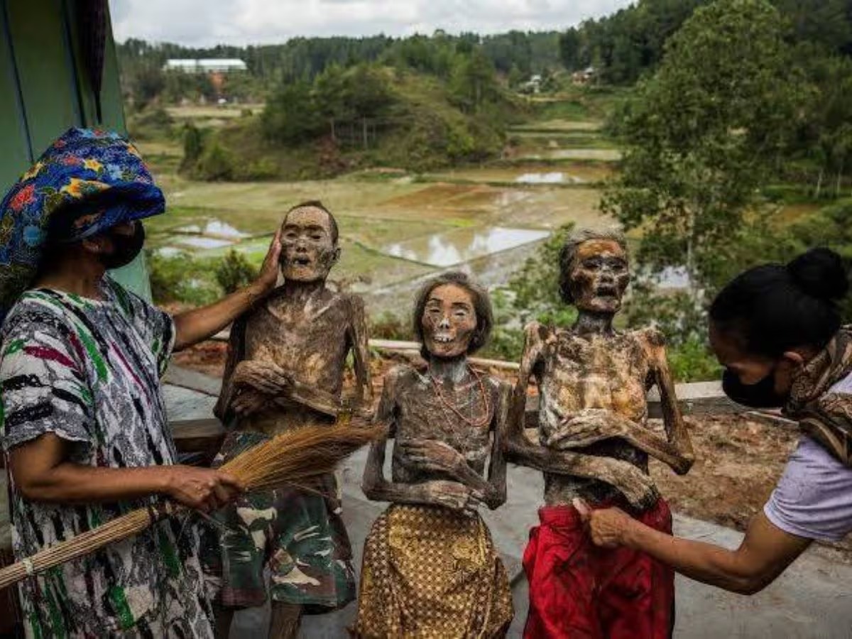 यहां लाशों के साथ एक ही छत के नीचे रहते हैं लोग, मेहमान की तरह देते हैं खाना और चाय, जानिए असली वजह!