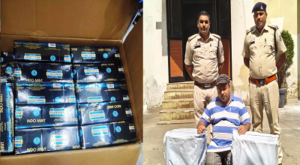 CG- नामी ब्रांड के नाम पर धंधा, पान मसाला सेंटर से नकली सिगरेट का बड़ा खुलासा…