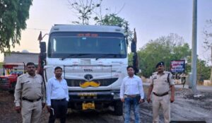 रेत के अवैध परिवहन पर बड़ी कार्रवाई, 6 हाइवा और 3 ट्रैक्टर जब्त…