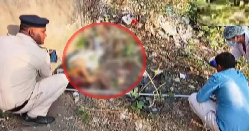 महिला की खून से सनी लाश मिलने से सनसनी, देवर हिरासत में, जांच जारी...