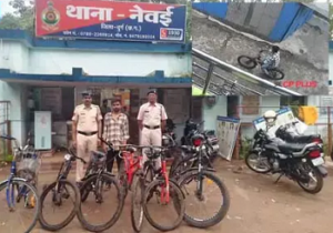 CG- दो महीने तक दुर्ग में साइकिल चुराकर करता रहा फरार, आखिर CCTV से दबोचा गया; 6 चोरी की रेंजर साइकिल बरामद…