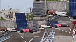 CG- दर्दनाक हादसा: छत पर सोलर पैनल लगा रहे थे मजदूर, हाईटेंशन लाइन से दौड़ा करंट… दो की मौके पर मौत…