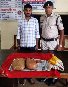 CG- उतई में गांजे का अवैध कारोबार बेनकाब, 1.602 किलो गांजा और ₹1550 के साथ आरोपी गिरफ्तार…