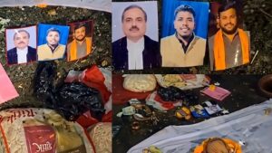 साथियों के जमानत के लिए श्मशान घाट पर तंत्र साधना, चीफ जस्टिस की तस्वीर समेत नींबू, नारियल और सिंदूर बरामद
