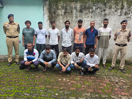 साइबर ठगी की रकम खपाने वाले म्यूल बैंक खाताधारकों पर दुर्ग पुलिस की कार्रवाई, 13 आरोपी गिरफ्तार