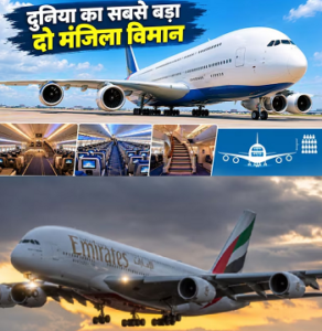 853 यात्रियों को एक साथ ले जाता है ये दो मंजिला विमान, 14,800 KM की है रेंज…