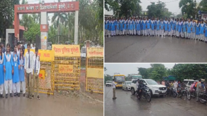 CG- शिक्षकों की कमी से परेशान छात्रों का फूटा गुस्सा, कलेक्टर जनदर्शन के बाद कलेक्ट्रेट के सामने किया चक्काजाम…