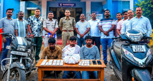 CG- नशे के कारोबार पर बड़ी कार्रवाई, 6 लाख की 1,500 नशीली टैबलेट जब्त; 3 आरोपी गिरफ्तार…