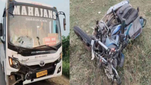CG- दर्दनाक सड़क हादसा: बस और बाइक की भीषण टक्कर में प्रिंसिपल की मौत, हाईवे पर मचा हड़कंप…
